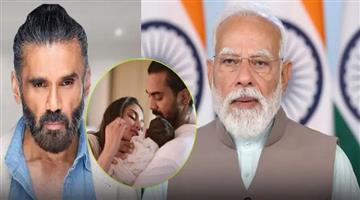 Khabar Odisha:suniel-shetty-granddaughter-feeds-ladoo-pm-modi-photo-viral-2026