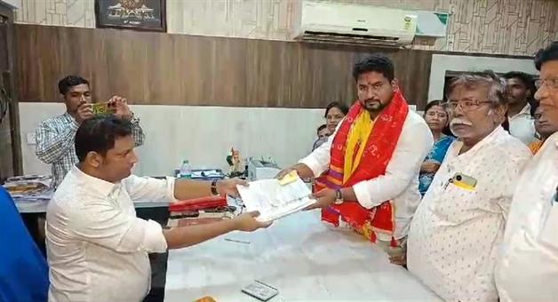 Khabar Odisha:suryabanshi-suraj-filed-nomination-for-dhamnagar-constituency