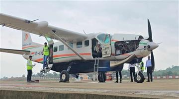 Khabar Odisha:trial-run-successful-at-malkangiri-airport-in-odisha-regular-flight-services-await-final-approval