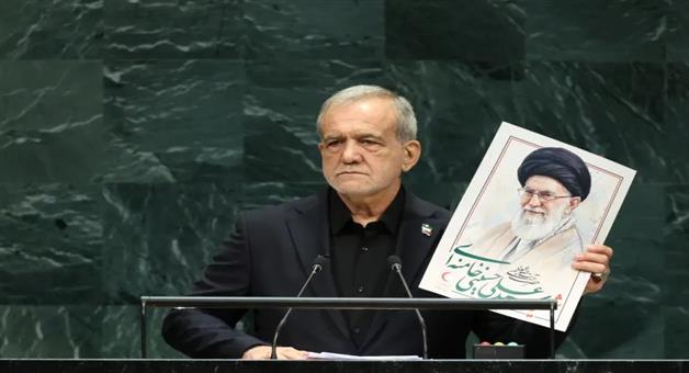 Khabar Odisha:unga-iran-president-pezeshkian-slams-trump-terrorism