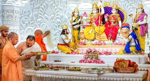 Khabar Odisha:up-ayodhya-ram-mandir-pran-pratishtha-live-updates-ram-darbar-cm-yogi-adityanath