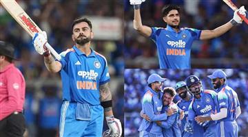 Khabar Odisha:virat-kohli-historic-century-india-vs-west-indies-1st-odi-2026-report